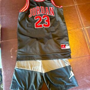 Jordan jersey and short outfit size 10-12